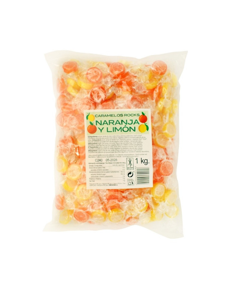ROCKS NARANJA Y LIMON 1 KG. CONFIGIRONA