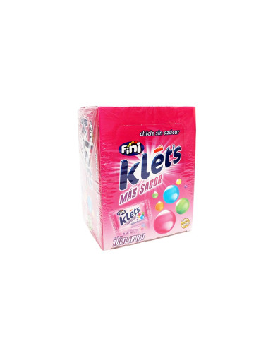 CHICLE KLET´S TUTTI FRUTI 200 UND. FINI