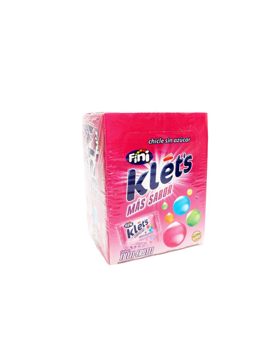 CHICLE KLET´S TUTTI FRUTI 200 UND. FINI