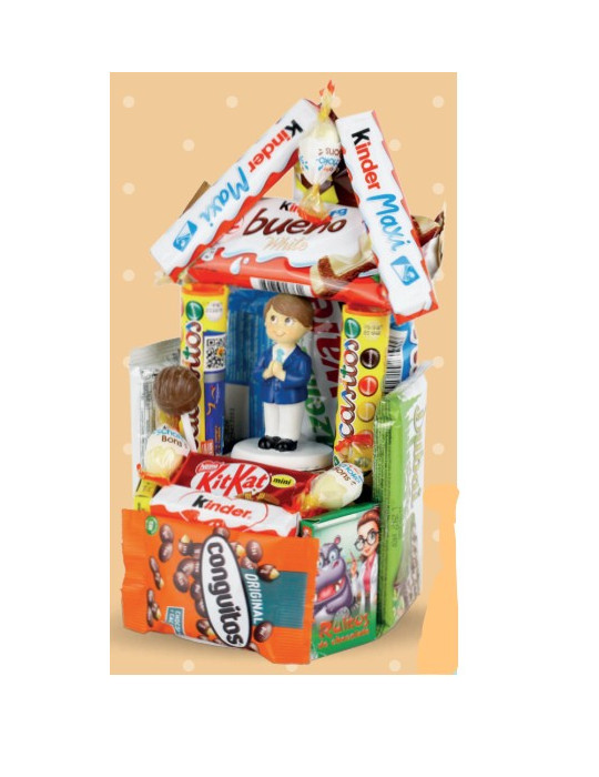 MINI IGLESIA CHOCO COMUNION 1 UNIDAD