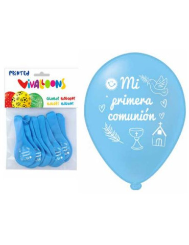 BOLSA 8 GLS COMUNION AZUL Y BLANCO NIÑO PERSAN