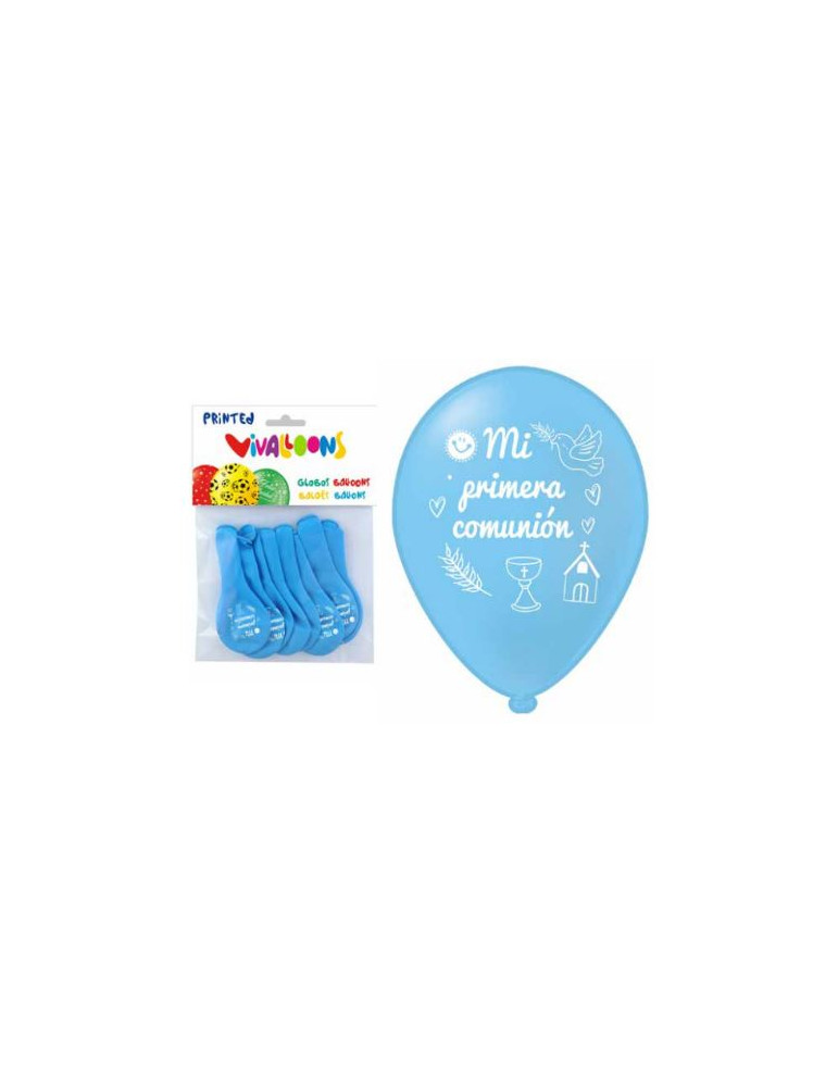 BOLSA 8 GLS COMUNION AZUL Y BLANCO NIÑO PERSAN