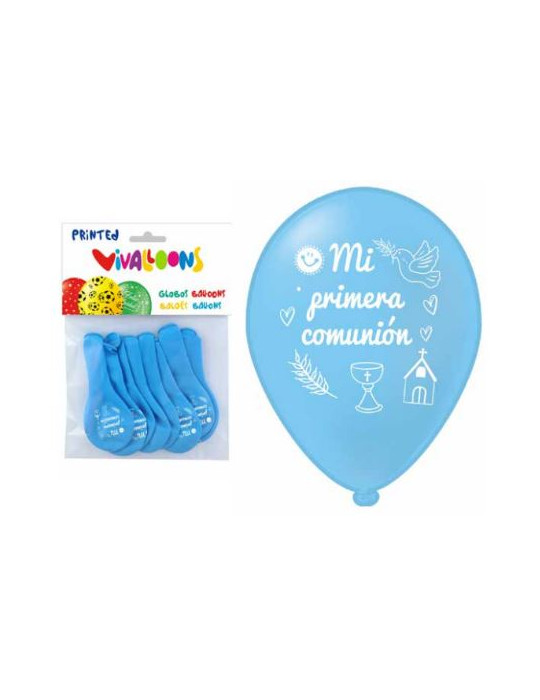 BOLSA 8 GLS COMUNION AZUL Y BLANCO NIÑO PERSAN