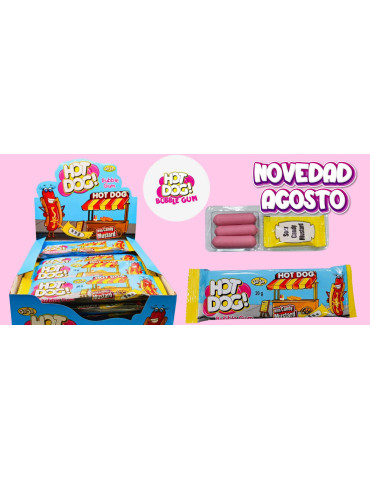 HOT DOG WITH CANDY MUSTARD 24 UNIDADES