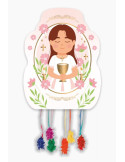 PIÑATA MEDIANA 46 X 33 CM COMUNION GIRL 1U. C.P.