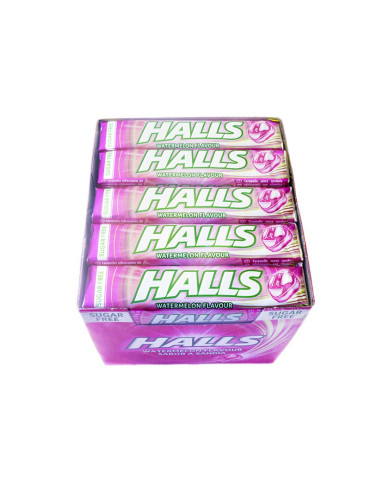 HALLS SANDIA SIN AZUCAR 20 UND.