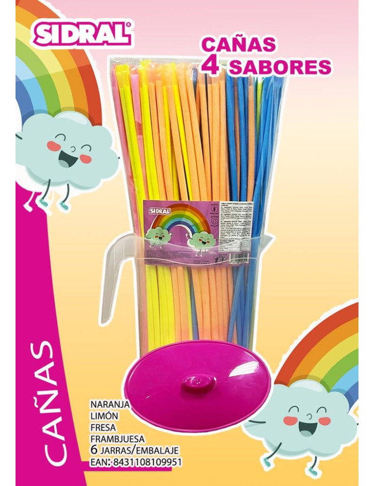 CAÑAS SURTIDAS 160U. + JARRA GRATIS SIDRAL