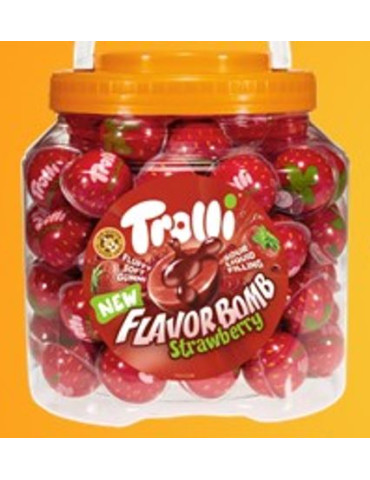 FLAVORBOMB STRAWBERRY 60 UND. ROSCA TROLLI