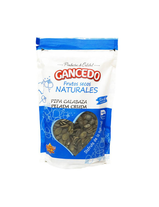 PIPA CALABAZA PELADA CRUDA BL 150 GR NATURALES DOYPACK