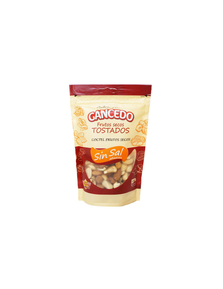 COCTEL FRUTOS SECOS TOSTADO SIN SAL BL 150 GR DOYPACK