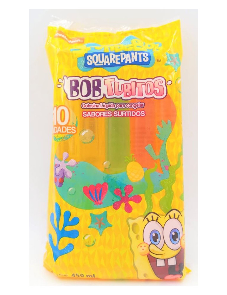 GOLOSINA LIQUIDA CON ZUMO DE BOB ESPONJA 450 ML