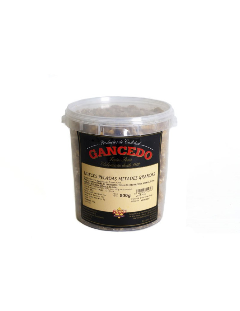 NUECES PELADAS MIT.GRANDES CHILE MANO BT. 0,5 KG
