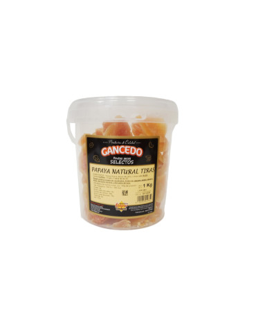 PAPAYA NATURAL TIRAS DESHIDRATADA BT. 1 KG