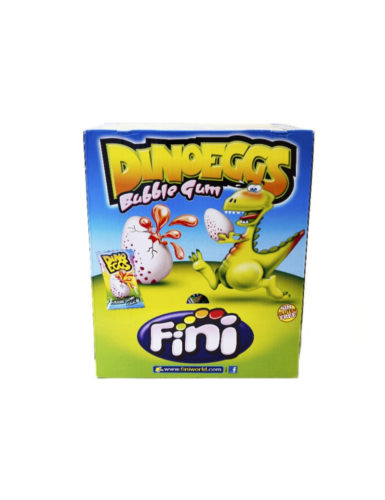 CHICLE HUEVOS DINOSAURIO RELLENO 200 UND FINI