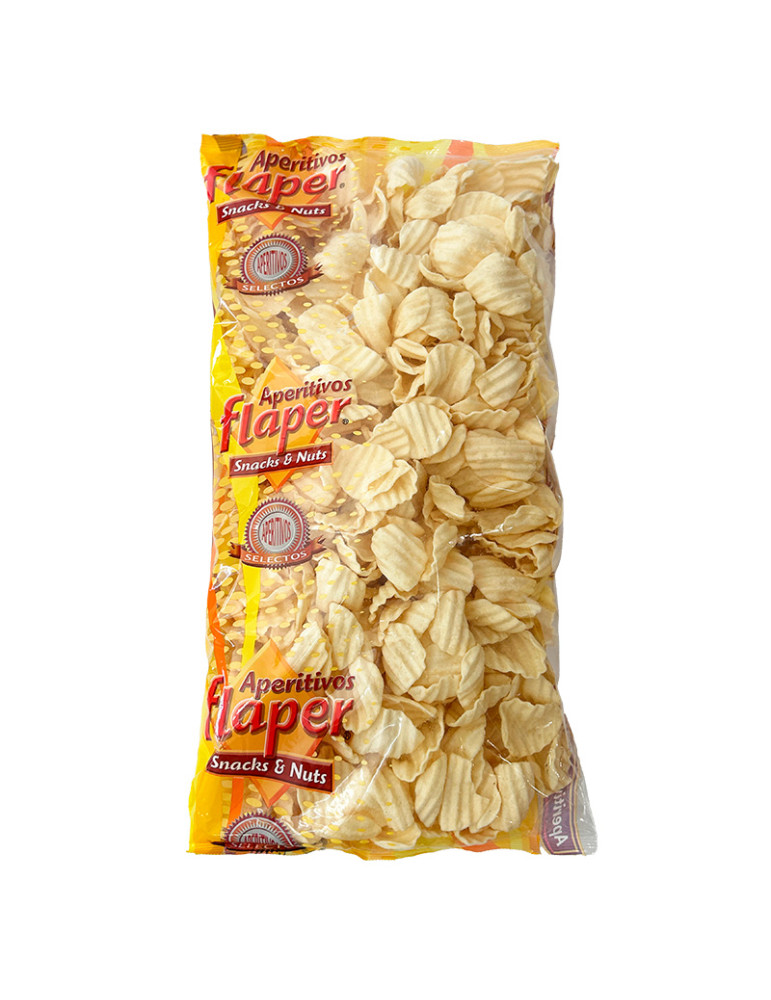 SNACK PATATA ONDULADA JAMON BL.500 GR