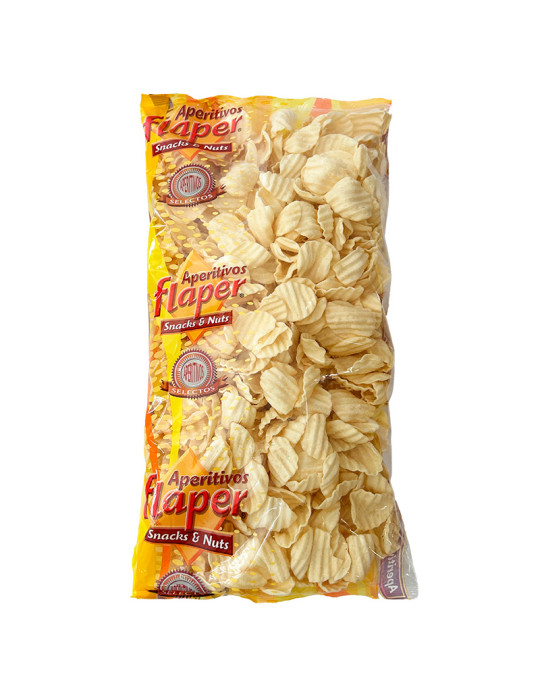 SNACK PATATA ONDULADA JAMON BL.500 GR