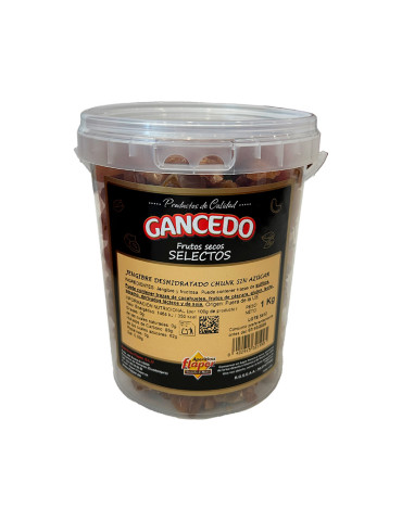 JENGIBRE DESHIDRATADO CHUNKS SIN AZUCAR AÑADIDA BT. 1KG
