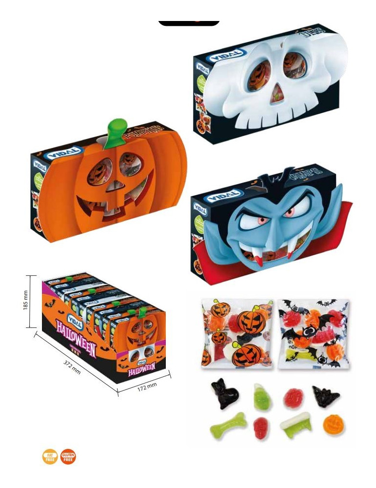 HALLOWEEN MIX BOX 80G VIDAL