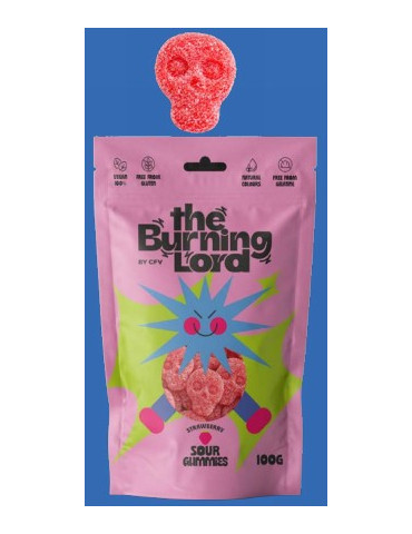 MINI CALAVERAS FRESA ACIDA BOLSA 100 GR