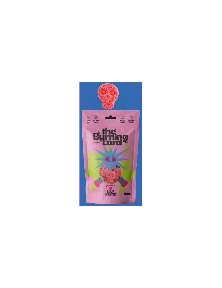 MINI CALAVERAS FRESA ACIDA BOLSA 100 GR