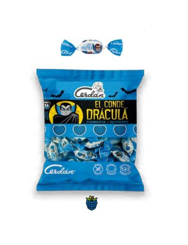 CONDE DRACULA FRAMBUESA PINTALENGUAS AZUL BL 100G CERDAN