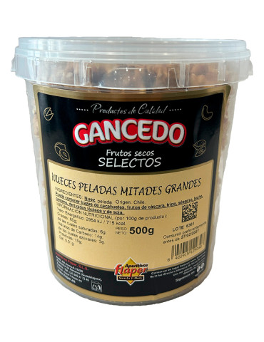 NUECES PELADAS MIT.GRANDES CHILE MANO BT. 0,5 KG