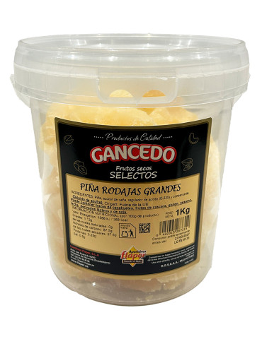 PIÑA RODAJAS GRANDES DESHIDRATADA BT. 1 KG