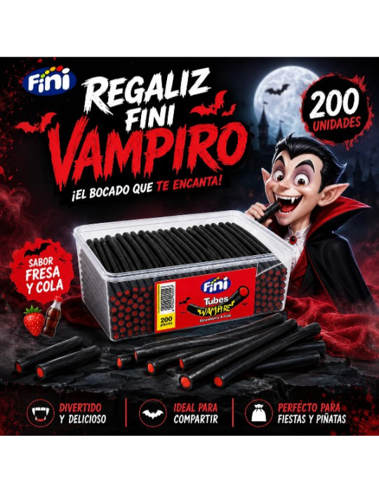 RELLENITO REGALIZ VAMPIRO TARRO 200 UND. FINI