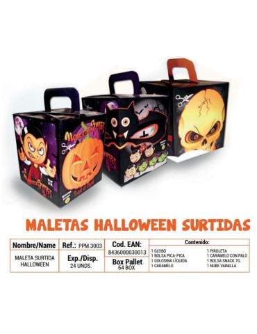 MALETA MONSTERSWEET 1U. HALLOWEEN MD