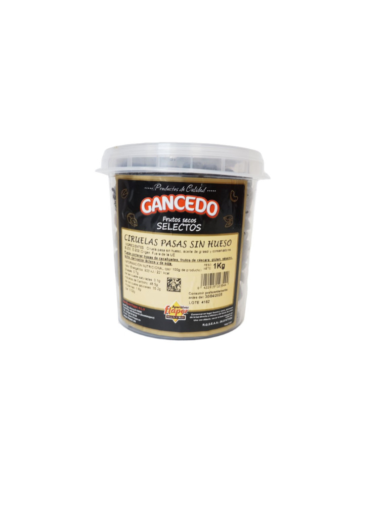 CIRUELAS PASAS SIN HUESO BT. 1 KG