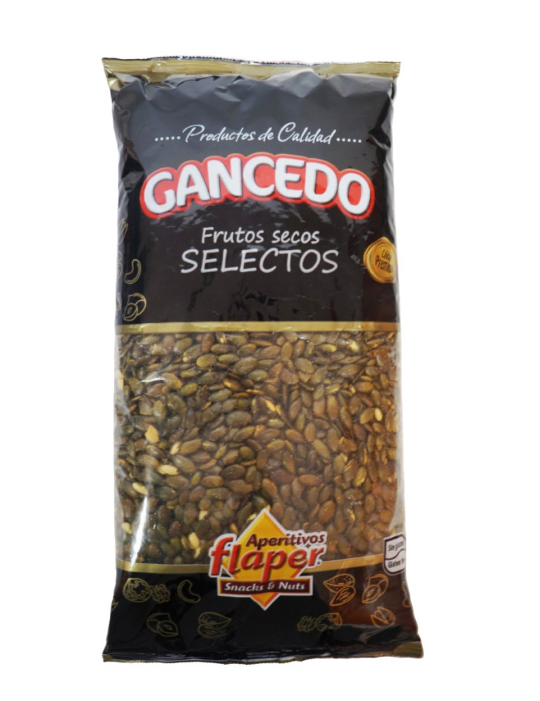 PIPA CALABAZA PELADA FRITA BL. 1 KG -GANCEDO-