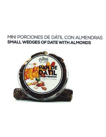 PAN DE DATIL CON ALMENDRAS TARRINA 8 UND.