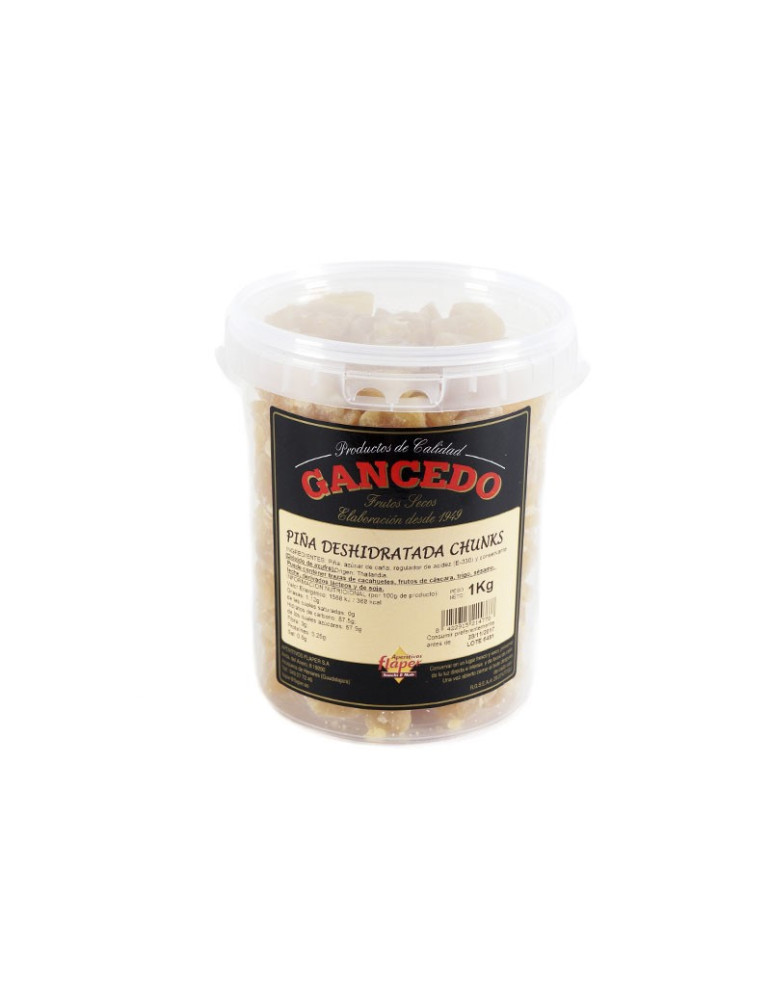 PIÑA DESHIDRATADA CHUNKS BT 1 KG