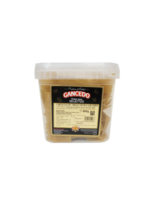 CORTEZA DE TRIGO CRUDA GRANDE SABROSA BT. 800 GR