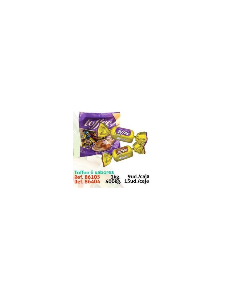 TOFFE 6 SABORES  400 GR. AGRUCONF