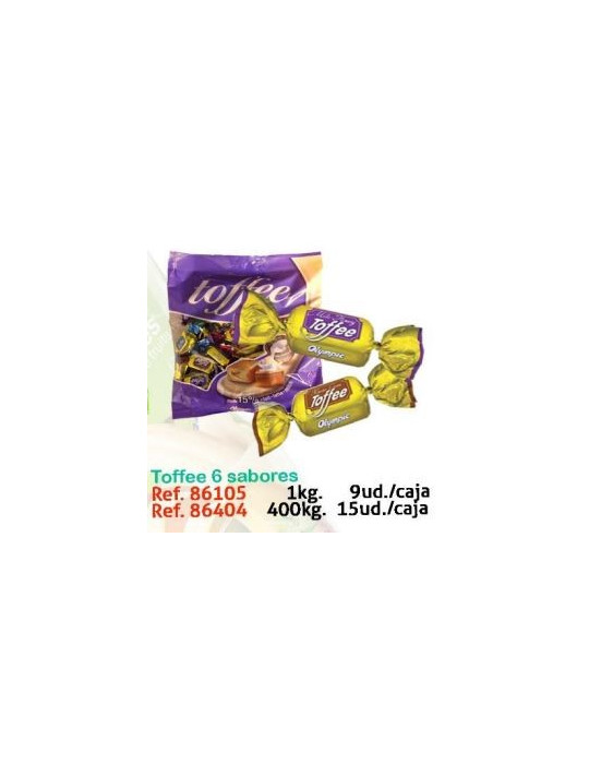 TOFFE 6 SABORES  400 GR. AGRUCONF