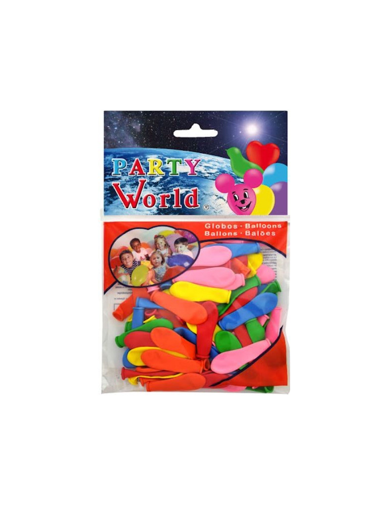 GLOBOS AGUA SOLAPA 100 UND. CP ART.21201
