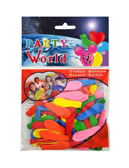 GLOBOS AGUA SOLAPA 100 UND. CP ART.21201