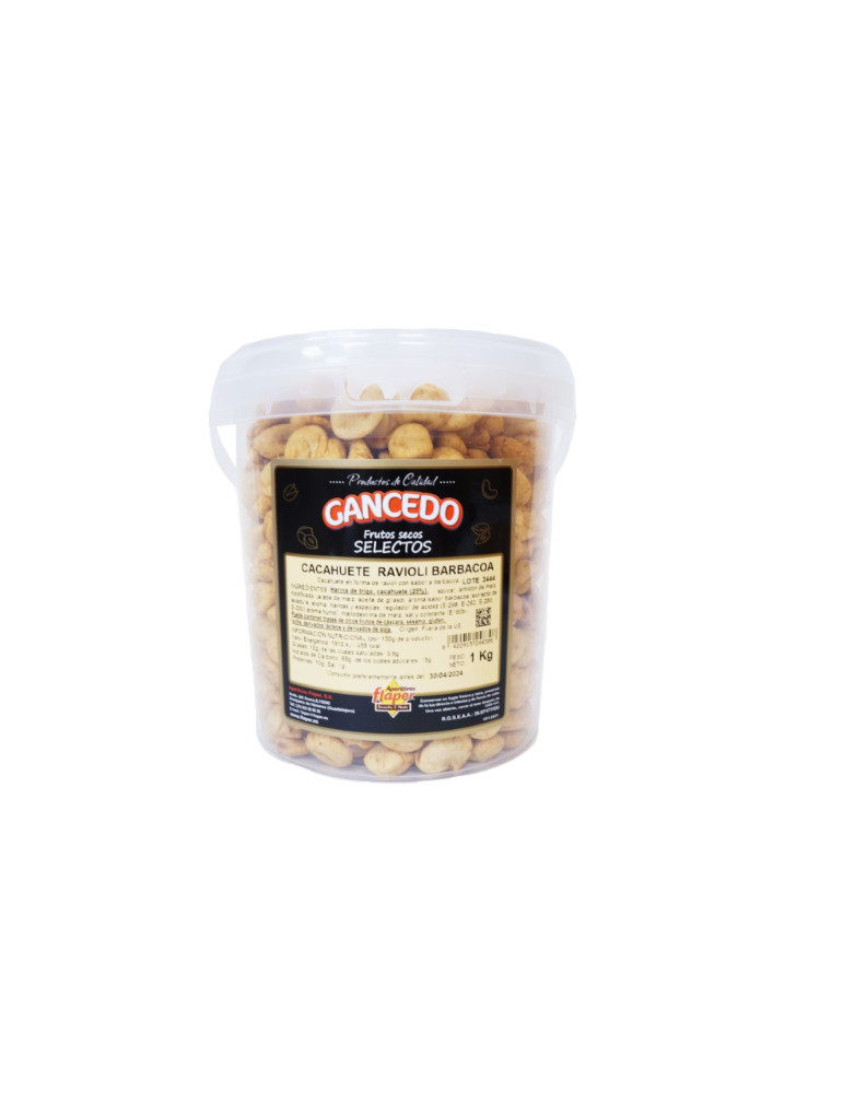 CACAHUETE RAVIOLI BARBACOA BT. 1 KG