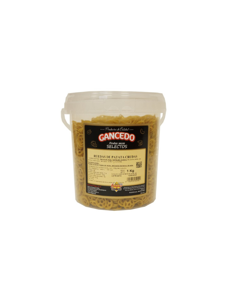 RUEDAS DE PATATA CRUDA BT  1 KG