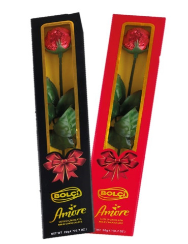 BOLCI ROSAS CHOCOLATE MIX ROJO/NEGRO 20 GR.