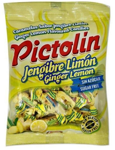 PICTOLIN JENGIBRE LIMON SIN AZUCAR 65 GR INTERVAN