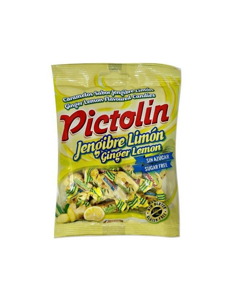PICTOLIN JENGIBRE LIMON SIN AZUCAR 65 GR INTERVAN