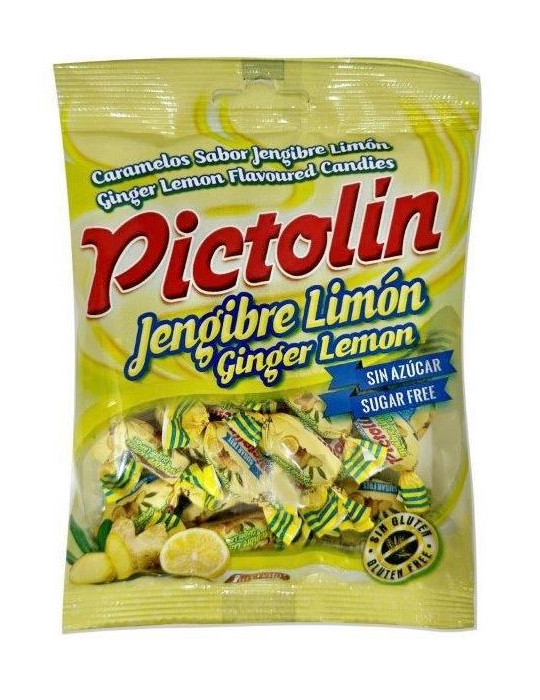 PICTOLIN JENGIBRE LIMON SIN AZUCAR 65 GR INTERVAN