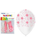 BOLSA 8 GLS ROSAS Y BLANCOS “OSITOS” T/A PERSAN
