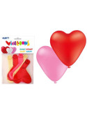 BOLSA 5 GLS CORAZON COLORES SURTIDOS PASTEL PERSAN