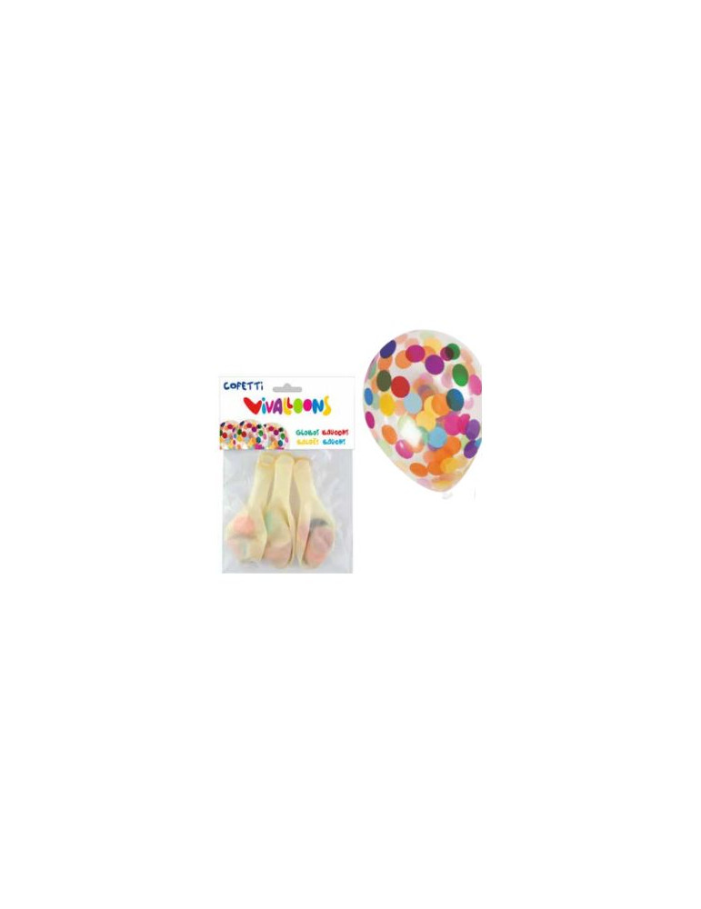 BOLSA 3 GLS CRISTAL CON CONFETI PERSAN