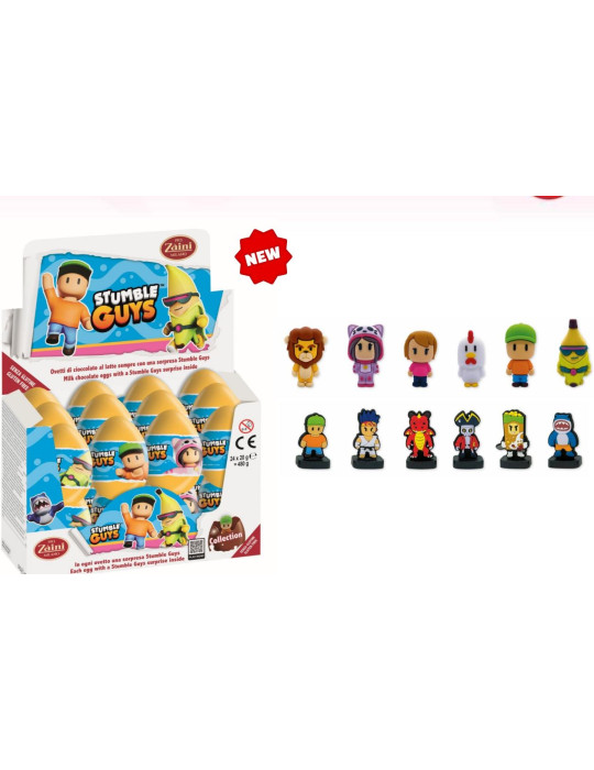 HUEVOS CHOCO STUMBLE GUYS 24U. BIP CANDY & TOYS