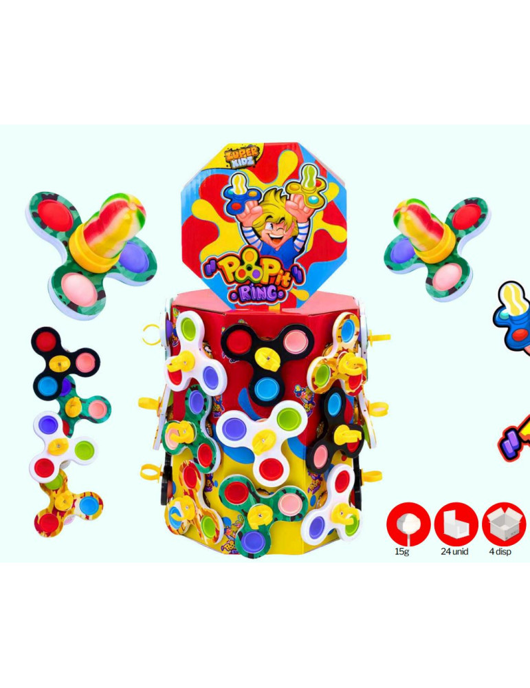 POP IT RING 24 UNIDADES X 15 GR.
