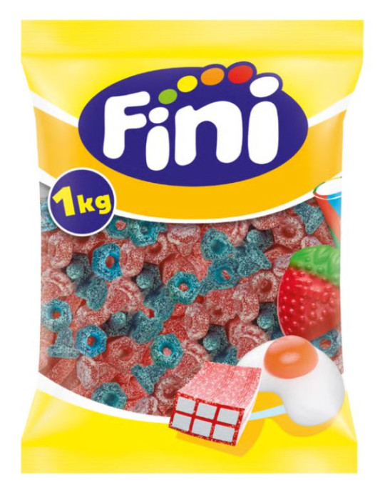 TUERCAS Y TORNILLOS SUPER ACIDOS FRESA/FRAMB BOL 1 KG FINI